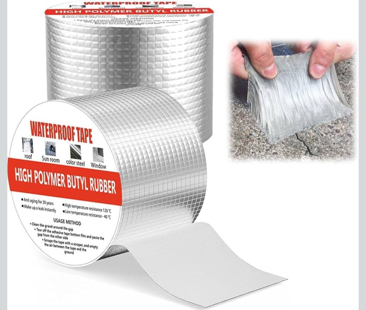 CINTA DE BUTILO IMPERMEABLE - 5 cm x 5 metros
