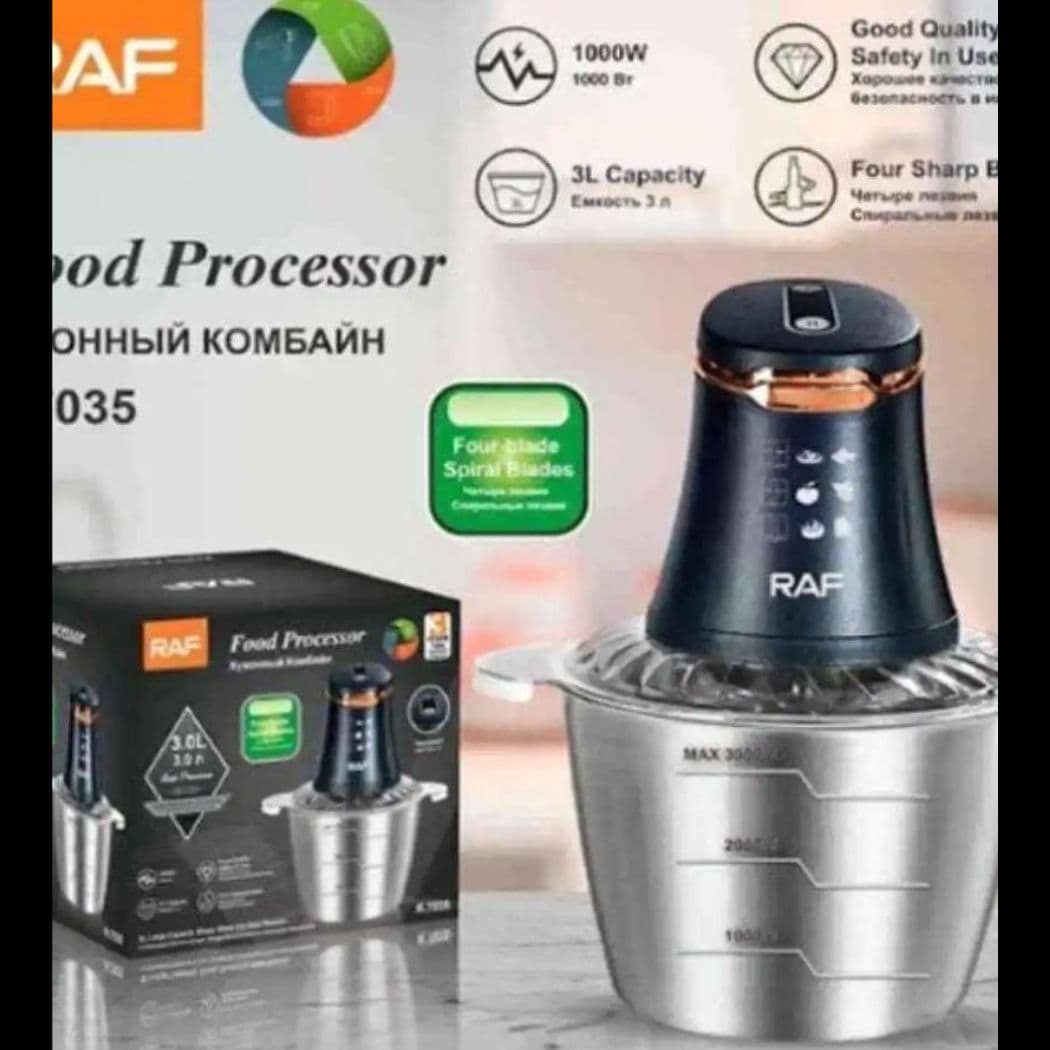 PROCESADOR DE ALIMENTOS RAF - 3 LITROS
