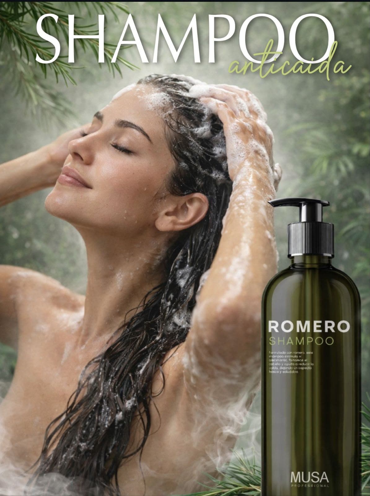 SHAMPOO DE ROMERO PROFESSIONAL MARCA MUSSA CAPACIDAD :1000 Ml