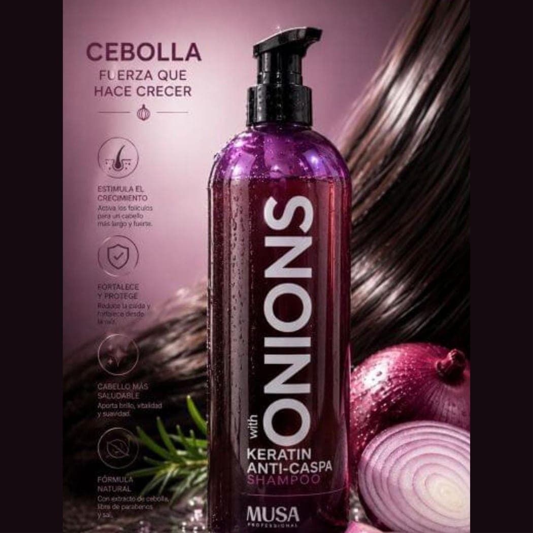 SHAMPOO DE CEBOLLA MUSA - 1 LITRO