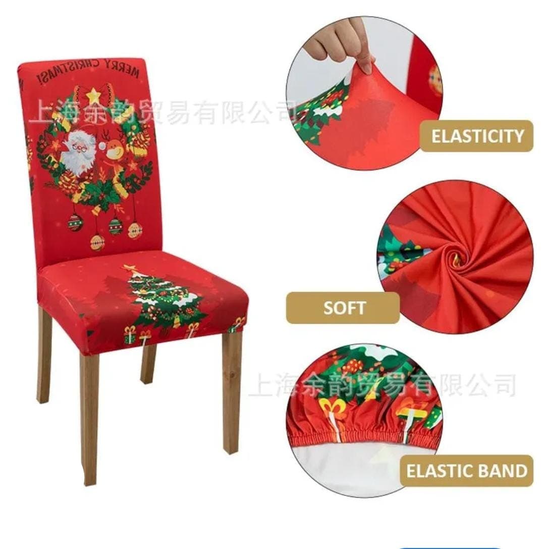 FUNDA DE SILLA NAVIDEÑA